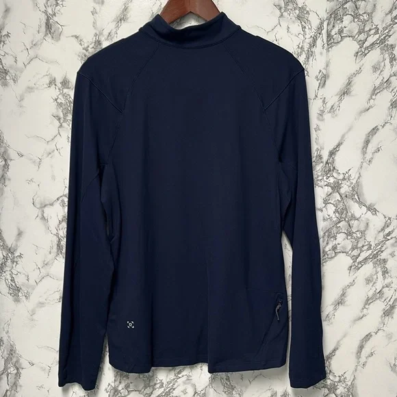 Lululemon Men's Blue Surge Warm 1/2 Zip Pullover Size M - Picture 5 of 9
